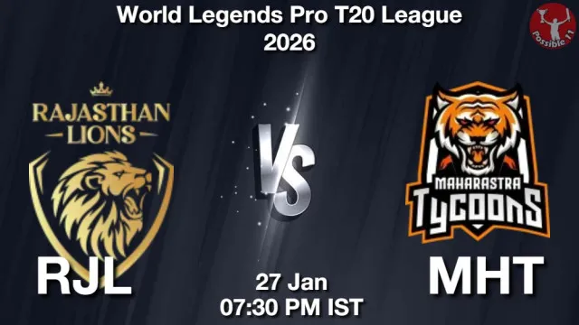 RJL vs MHT ड्रीम11 भविष्यवाणी, फैंटेसी क्रिकेट टीम - 27 जनवरी 2026