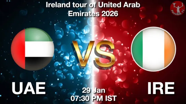 UAE vs IRE Match Previews and Cricket Tips
