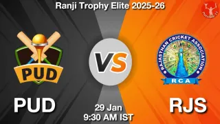 PUD vs RJS PUD vs RJS - Ranji Trophy