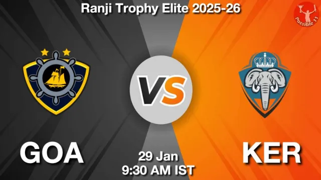 GOA vs KER ड्रीम11 भविष्यवाणी, फैंटेसी क्रिकेट टीम - 29 जनवरी 2026
