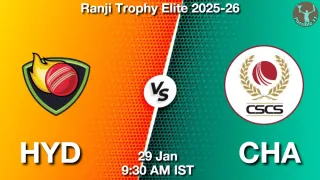 HYD vs CHA - Ranji Trophy