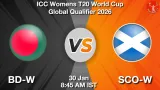 BD-W vs SCO-W Match Preview - <small>Fri, 30 Jan 08:45 AM IST</small>