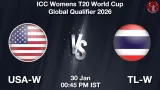 USA-W vs TL-W Match Preview - <small>Fri, 30 Jan 12:45 PM IST</small>