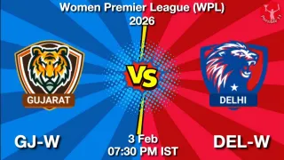 GJ-W vs DEL-W - Women Premier