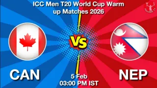 CAN vs NEP - ICC Men