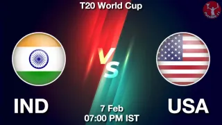 IND vs USA - ICC Mens