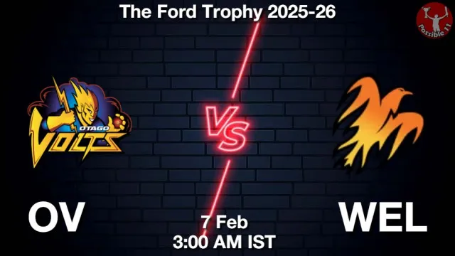 OV vs WEL ड्रीम11 भविष्यवाणी, फैंटेसी क्रिकेट टीम - 07 फ़रवरी 2026