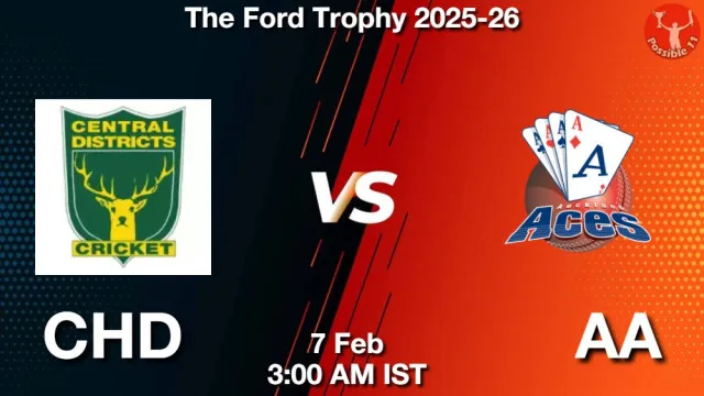 CHD vs AA ड्रीम11 भविष्यवाणी, फैंटेसी क्रिकेट टीम - 07 फ़रवरी 2026
