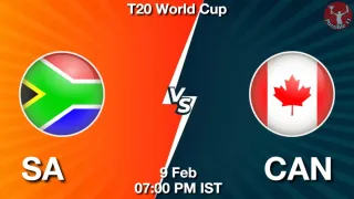 SA vs CAN - ICC Mens