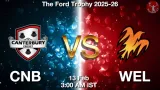 CNB vs WEL Dream11 Prediction, Preview & Updates - <small>Fri, 13 Feb 03:00 AM IST</small>