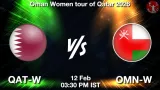 QAT-W vs OMN-W Dream11 Prediction - <small>Thu, 12 Feb 03:30 PM IST</small>