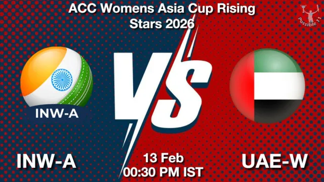 INW-A vs UAE-W Match Previews and Cricket Tips