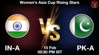 IN-A vs PK-A - ACC Womens