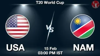 USA vs NAM - ICC Mens