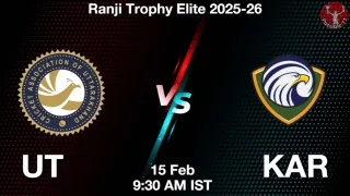 UT vs KAR - Ranji Trophy