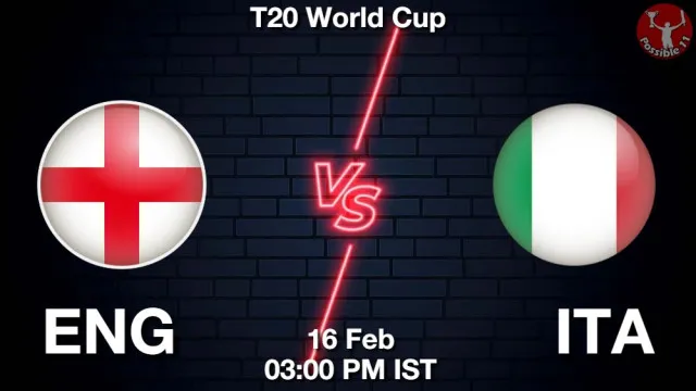 ENG vs ITA Match Previews and Cricket Tips