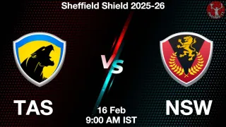 TAS vs NSW - Sheffield Shield