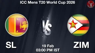 SL vs ZIM - ICC Mens