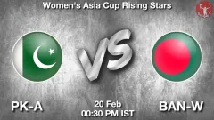 PK-A-W vs BAN-A-W Match Preview, Picture