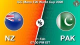 NZ vs PAK Dream11 Prediction, Preview & Updates - <small>Sat, 21 Feb 07:00 PM IST</small>