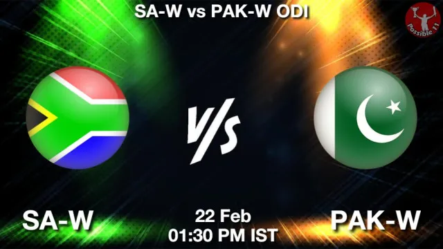 SA-W vs PAK-W Match Previews and Cricket Tips
