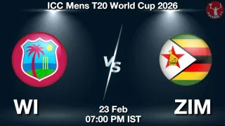WI vs ZIM - ICC Mens