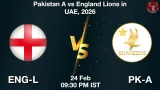 EN-A vs PK-A Dream11 Prediction - <small>Tue, 24 Feb 09:30 PM IST</small>