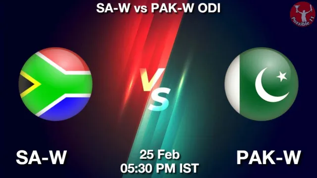 SA-W vs PAK-W Match Previews and Cricket Tips