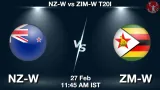 NZ-W vs ZM-W Dream11 Prediction - <small>Fri, 27 Feb 11:45 AM IST</small>