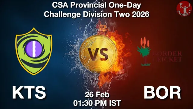 KTS vs BOR Match Previews and Cricket Tips