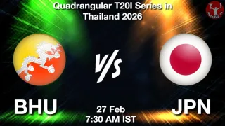 BHU vs JPN - Quadrangular T20I
