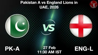 PK-A vs ENG-L - Pakistan A