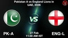 PK-A vs ENG-L Match Preview, Picture