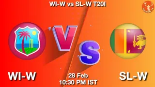 WI-W vs SL-W - Sri Lanka