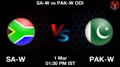 SA-W vs PAK-W Match Preview, Picture