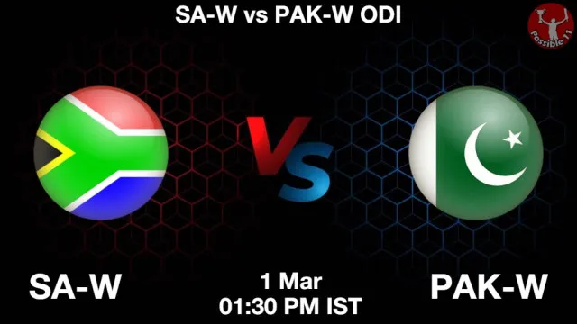SA-W vs PAK-W Match Previews and Cricket Tips