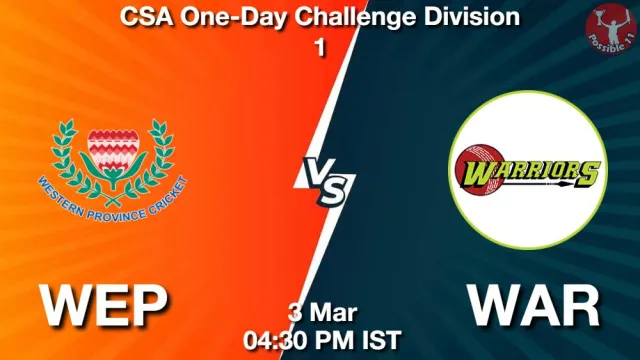 WEP vs WAR Match Previews and Cricket Tips