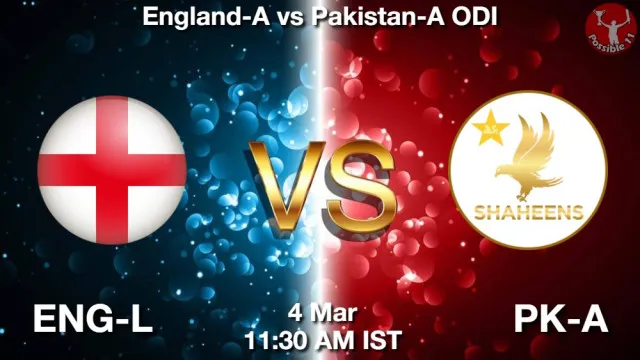EN-A vs PK-A ड्रीम11 भविष्यवाणी, फैंटेसी क्रिकेट टीम - 04 मार्च 2026