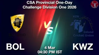 BOL vs KWZ BOL vs KWZ - CSA Provincial