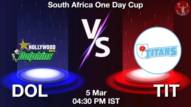 DOL vs TIT ड्रीम11 भविष्यवाणी, फैंटेसी क्रिकेट टीम - 05 मार्च 2026