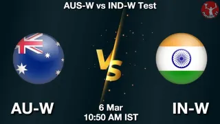 AU-W vs IN-W - India Women