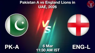 PK-A vs ENG-L - Pakistan A