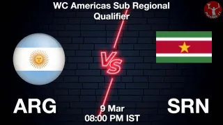 ARG vs SRN - ICC Men