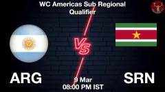 ARG vs SRN Match Preview, Picture