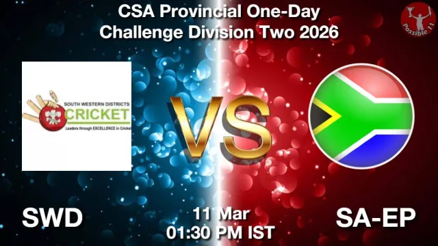 SWD vs SA-EP Match Previews and Cricket Tips
