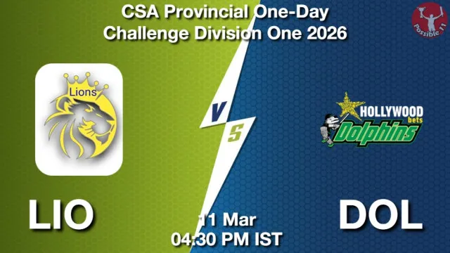 LIO vs DOL ड्रीम11 भविष्यवाणी, फैंटेसी क्रिकेट टीम - 11 मार्च 2026
