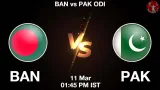 BAN vs PAK Dream11 Prediction, Preview & Updates - <small>Wed, 11 Mar 01:45 PM IST</small>