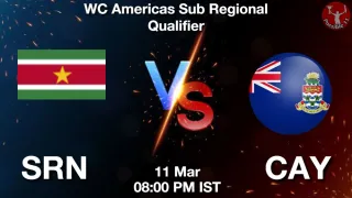 SRN vs CAY - ICC Men