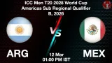 ARG vs MEX Dream11 Prediction, Preview & Updates - <small>Thu, 12 Mar 01:00 PM IST</small>