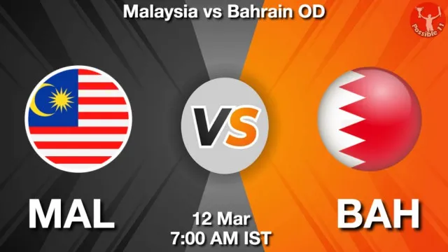 MAL vs BAH Match Previews and Cricket Tips